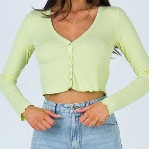 Princess Polly cropped long sleeve
